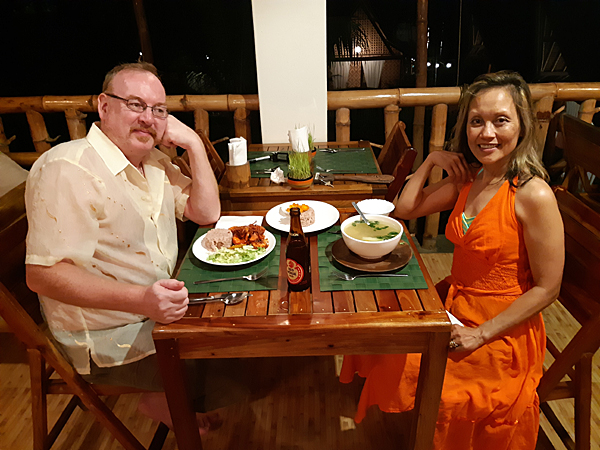 Ah the food and the company and the hot tropical nights.